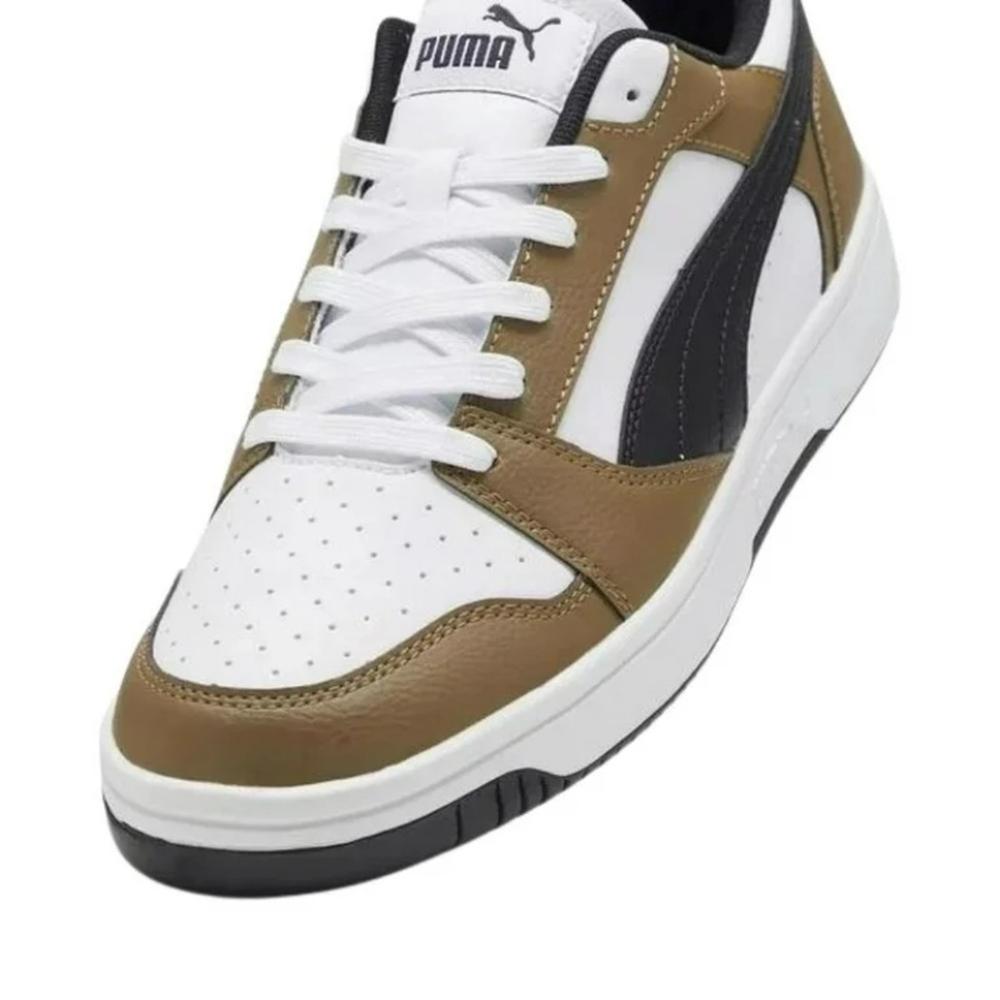 Foto 4 pulgar | Tenis Puma Rebound V6 Low 392328-07 Cafés Unisex