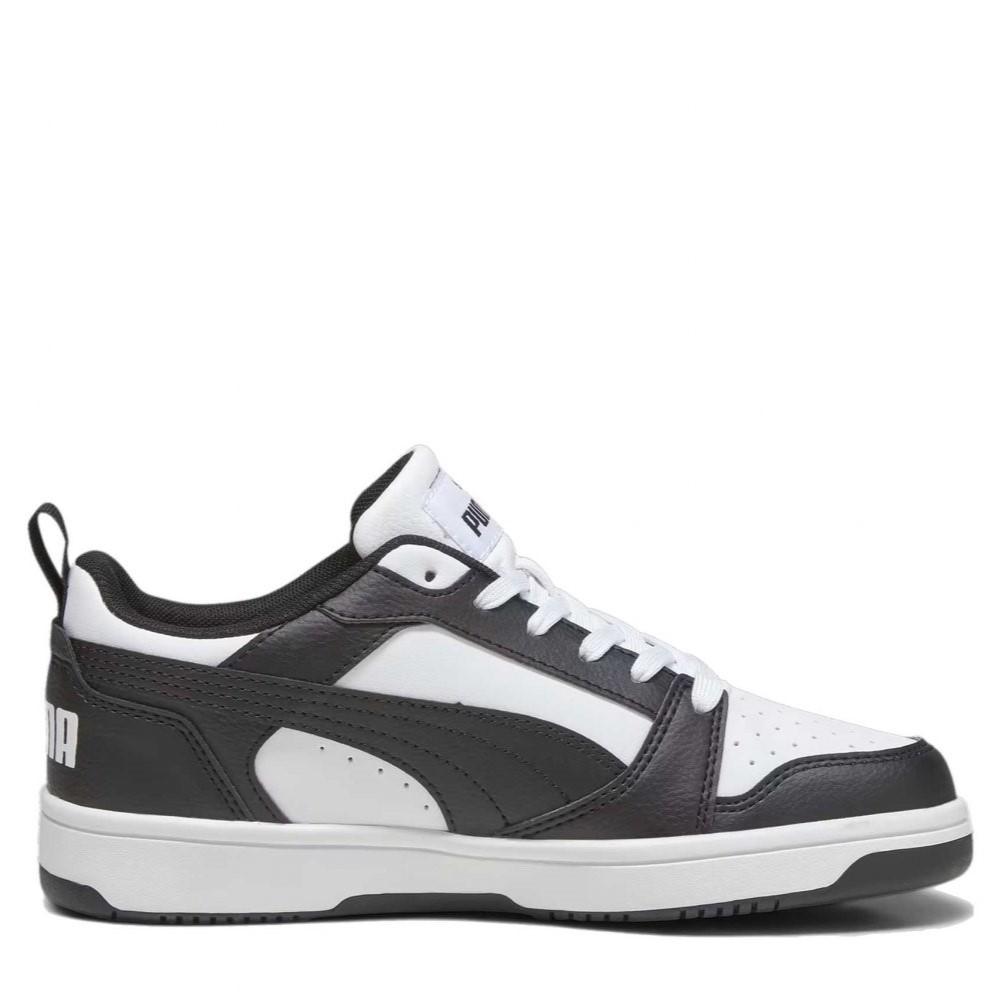 Foto 3 pulgar | Tenis Puma Rebound V6 Lo Jr 393833-01 Blancos Unisex