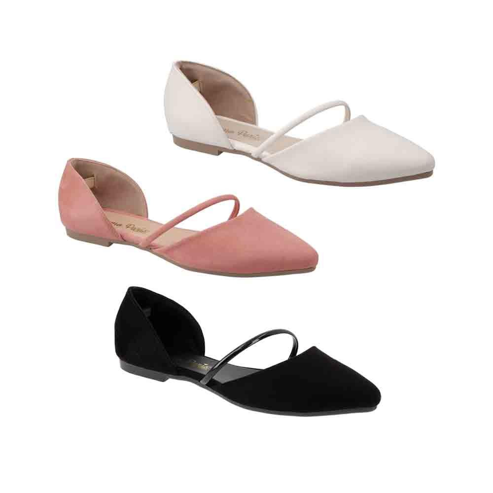 Foto 2 pulgar | Zapatos Flats Casuales Tripack para Mujer