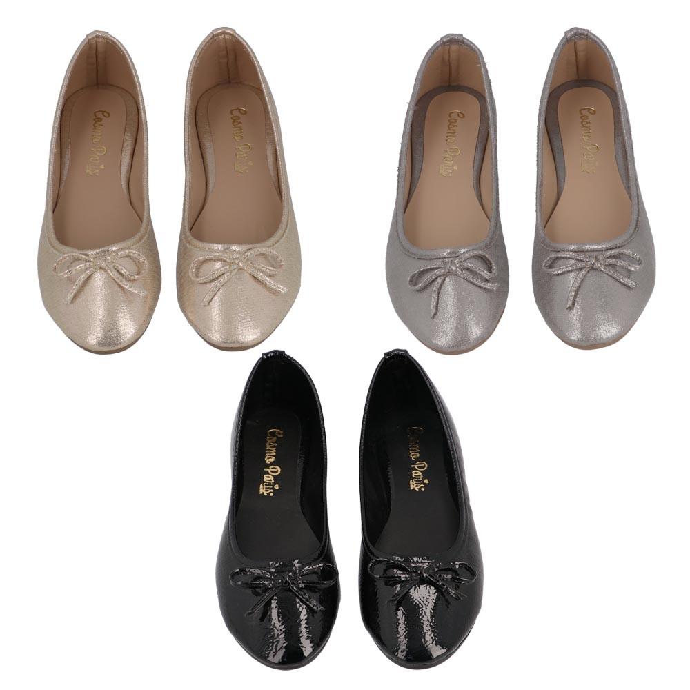 Foto 5 pulgar | 3 Pack Flats Casuales de Charol Cosmo Paris By Beser para Mujer