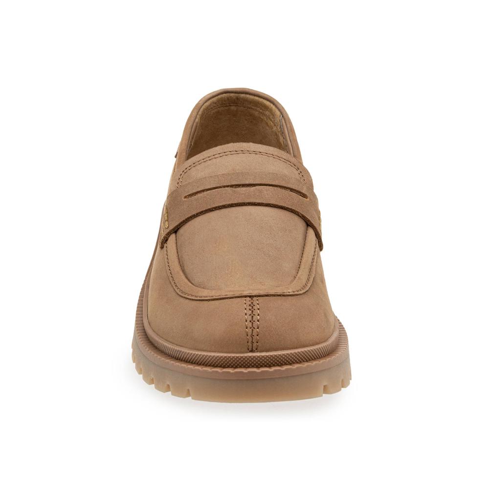 Foto 4 pulgar | Mocasín Levi's L1123134 color Beige de Piel para Mujer