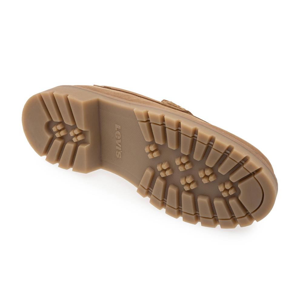 Foto 6 pulgar | Mocasín Levi's L1123134 color Beige de Piel para Mujer