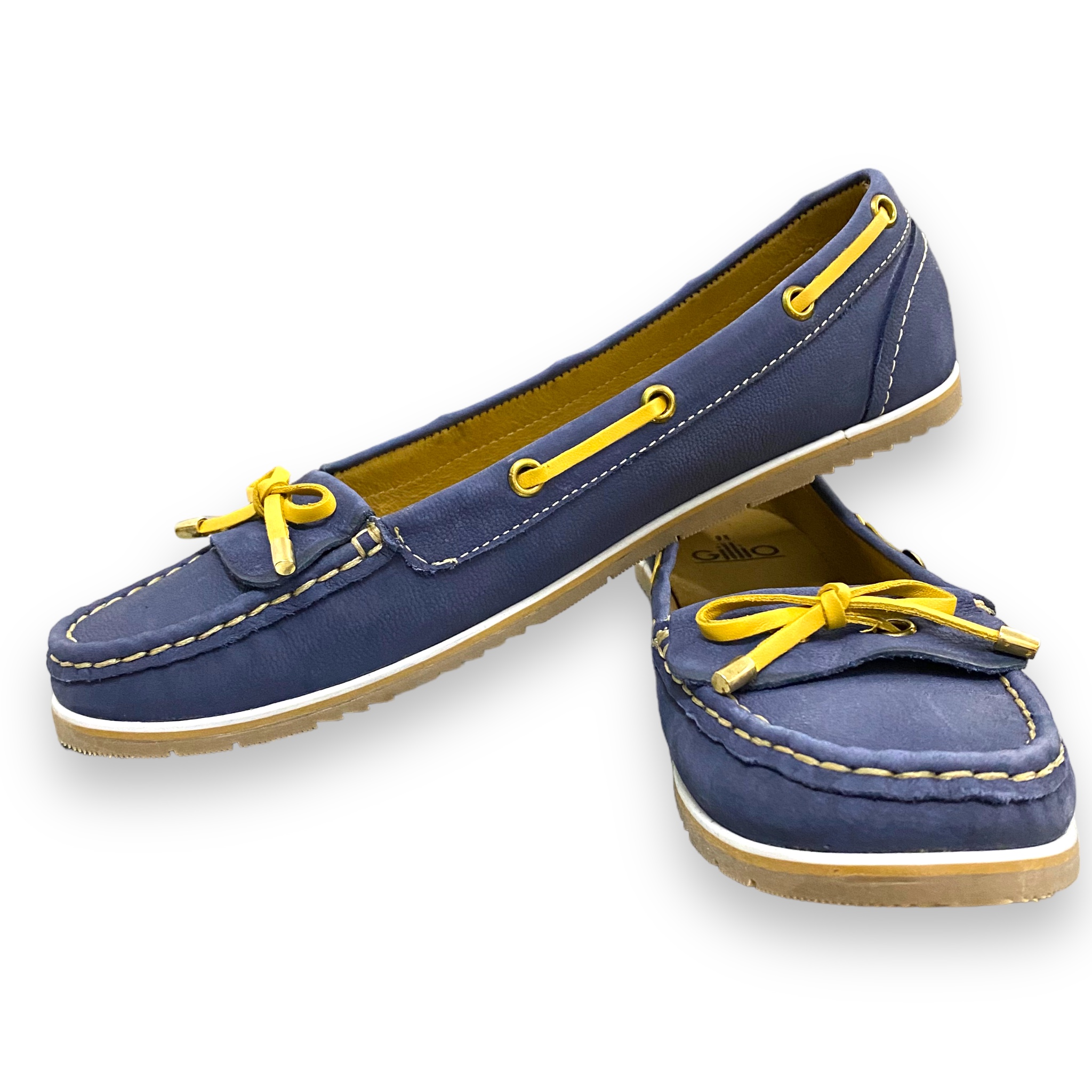 Foto 9 pulgar | Zapato Estilo Náutico Marino Gillio