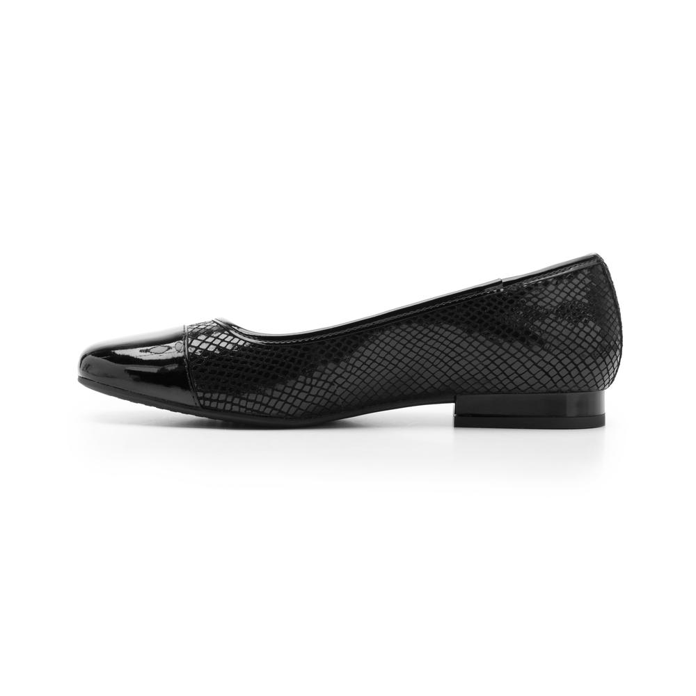 Foto 3 pulgar | Flats Flexi 119903N Negros para Mujer