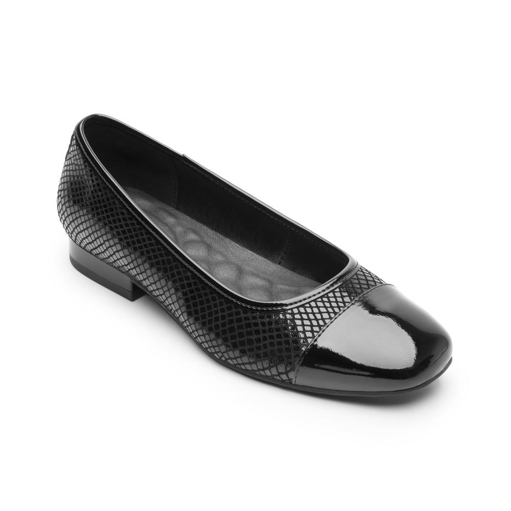 Foto 4 pulgar | Flats Flexi 119903N Negros para Mujer