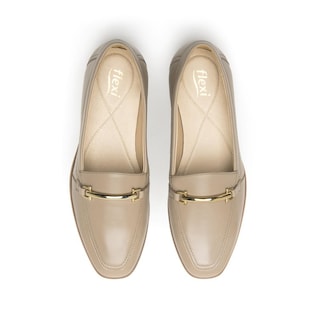 Foto 4 | Zapatos Oxford para Mujer Flexi Beige