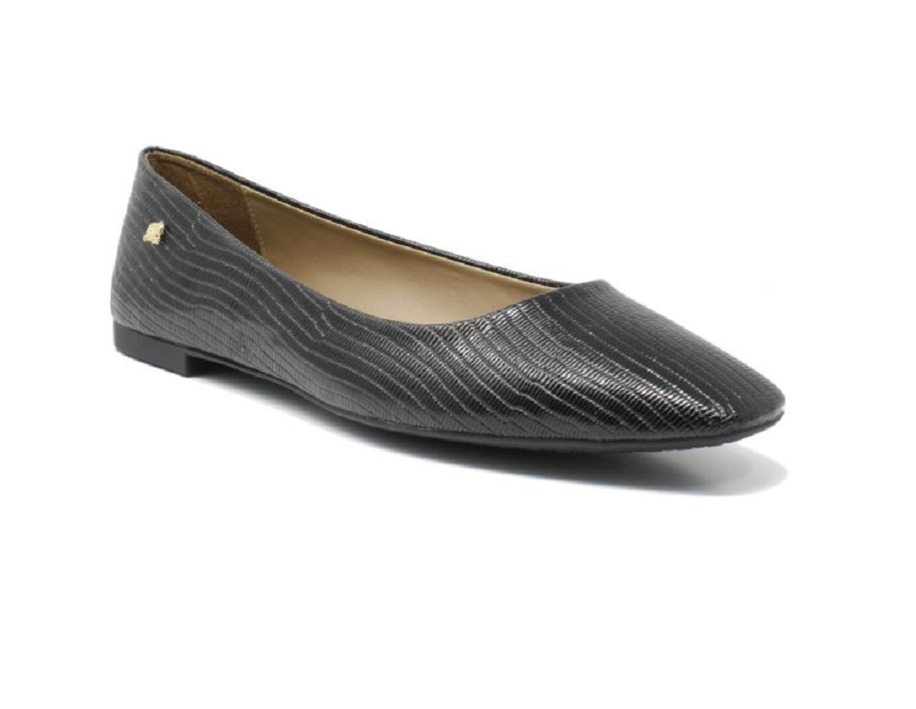 Flats Salamandra 0184-1 Negros de Charol para Mujer