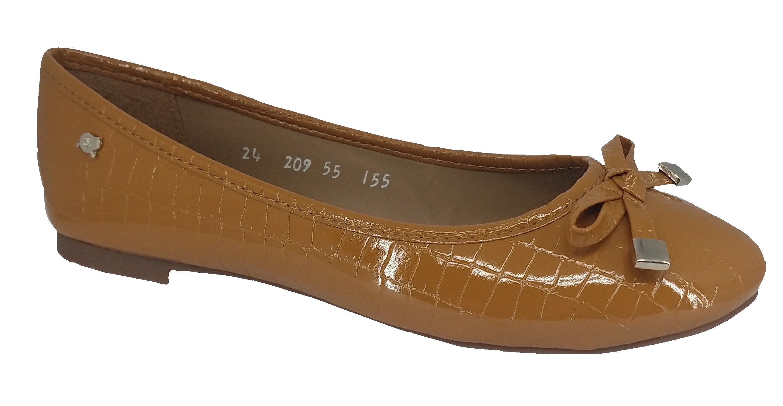 Flats Salamandra color Café para Mujer