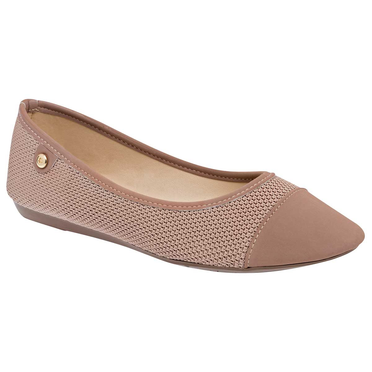 Flats Moramora 101838-1 Beige para Mujer