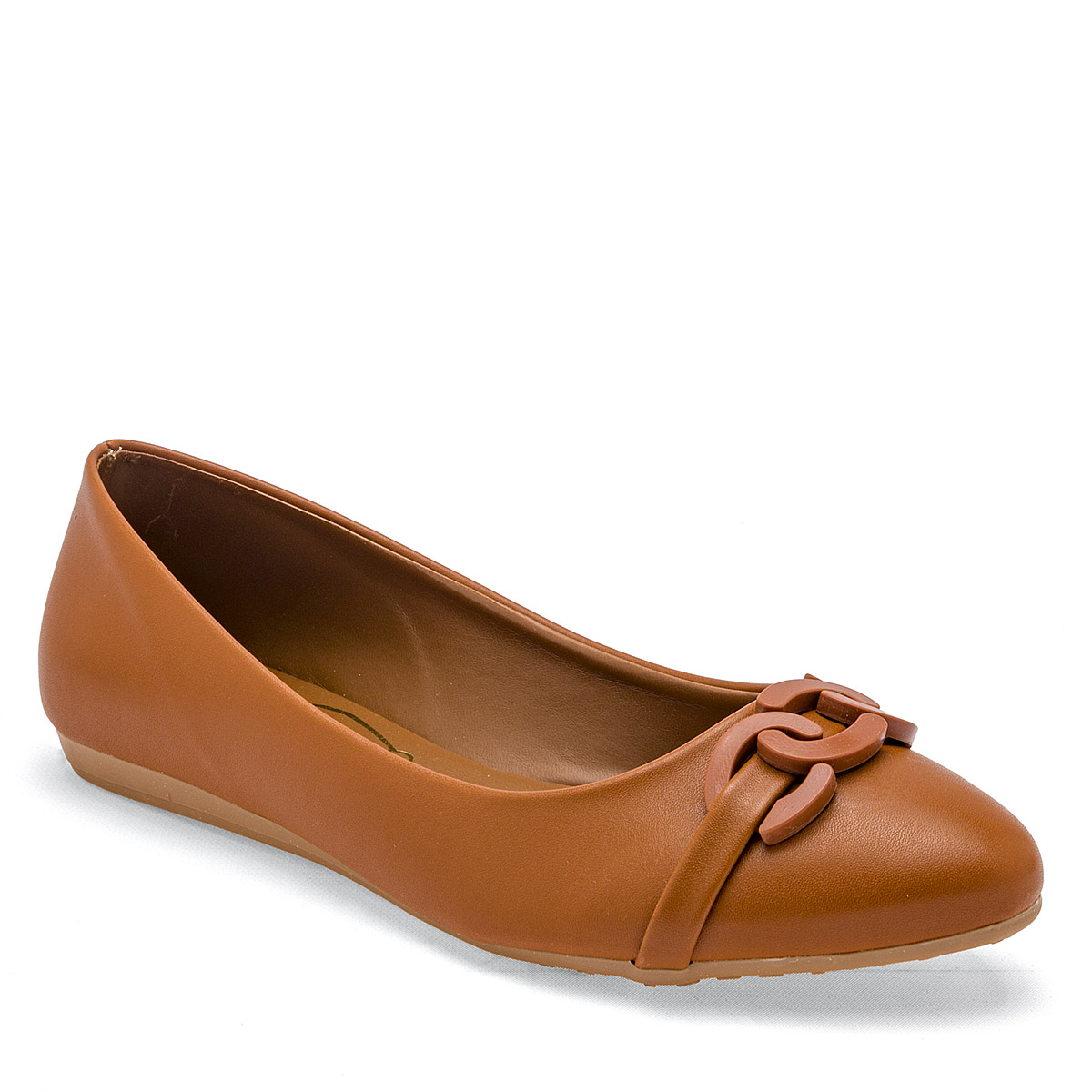 Foto 2 pulgar | Balerina para Mujer Clasben Camel 121535-e