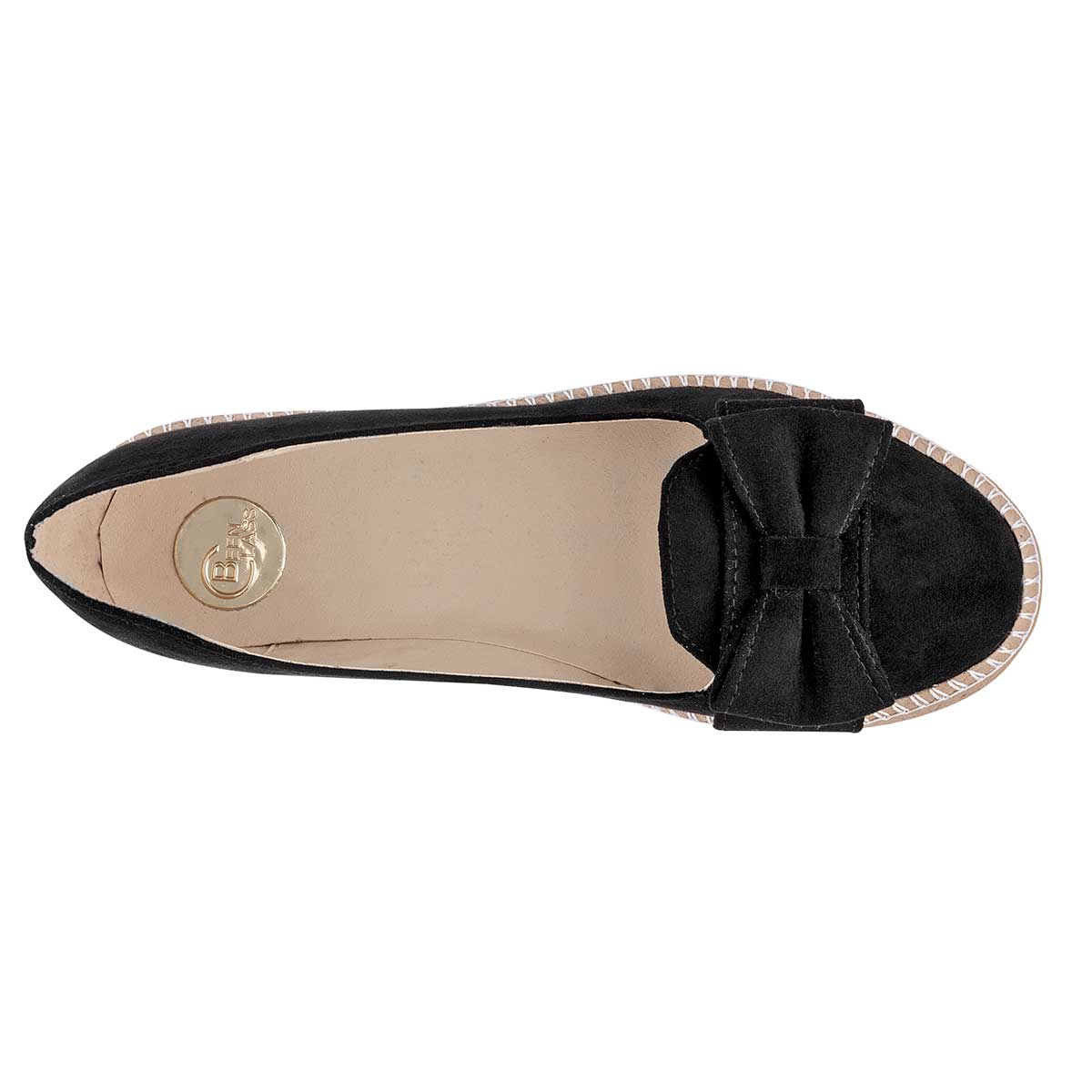 Foto 2 | Flats para Mujer Been Class Negros