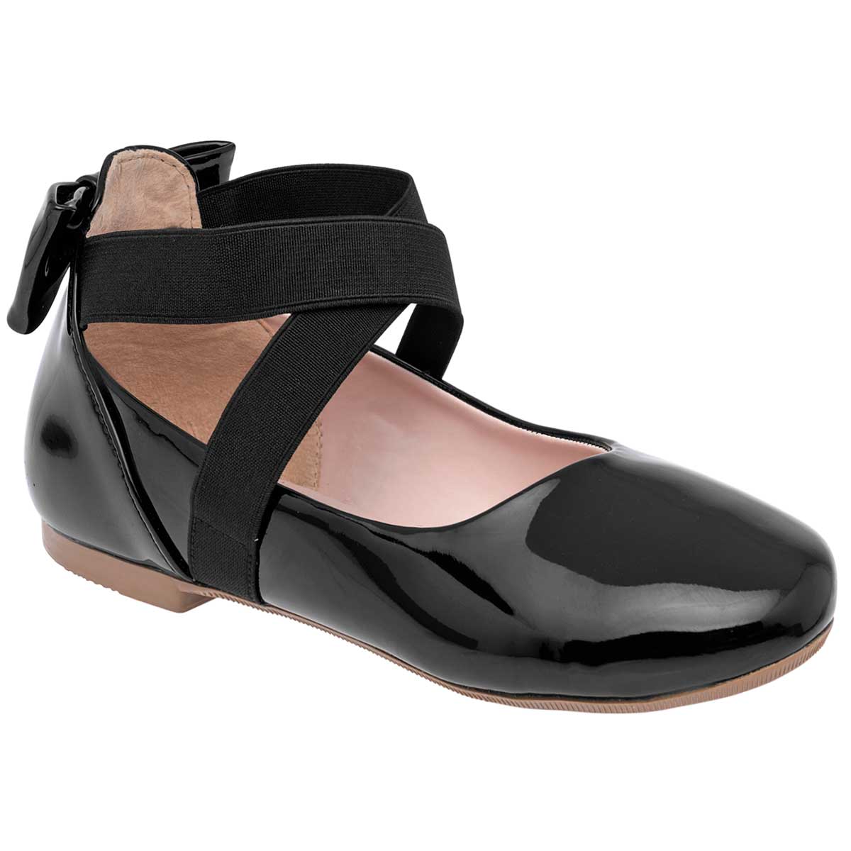 Balerina para Mujer Tropicana Negro Charol 109442-3