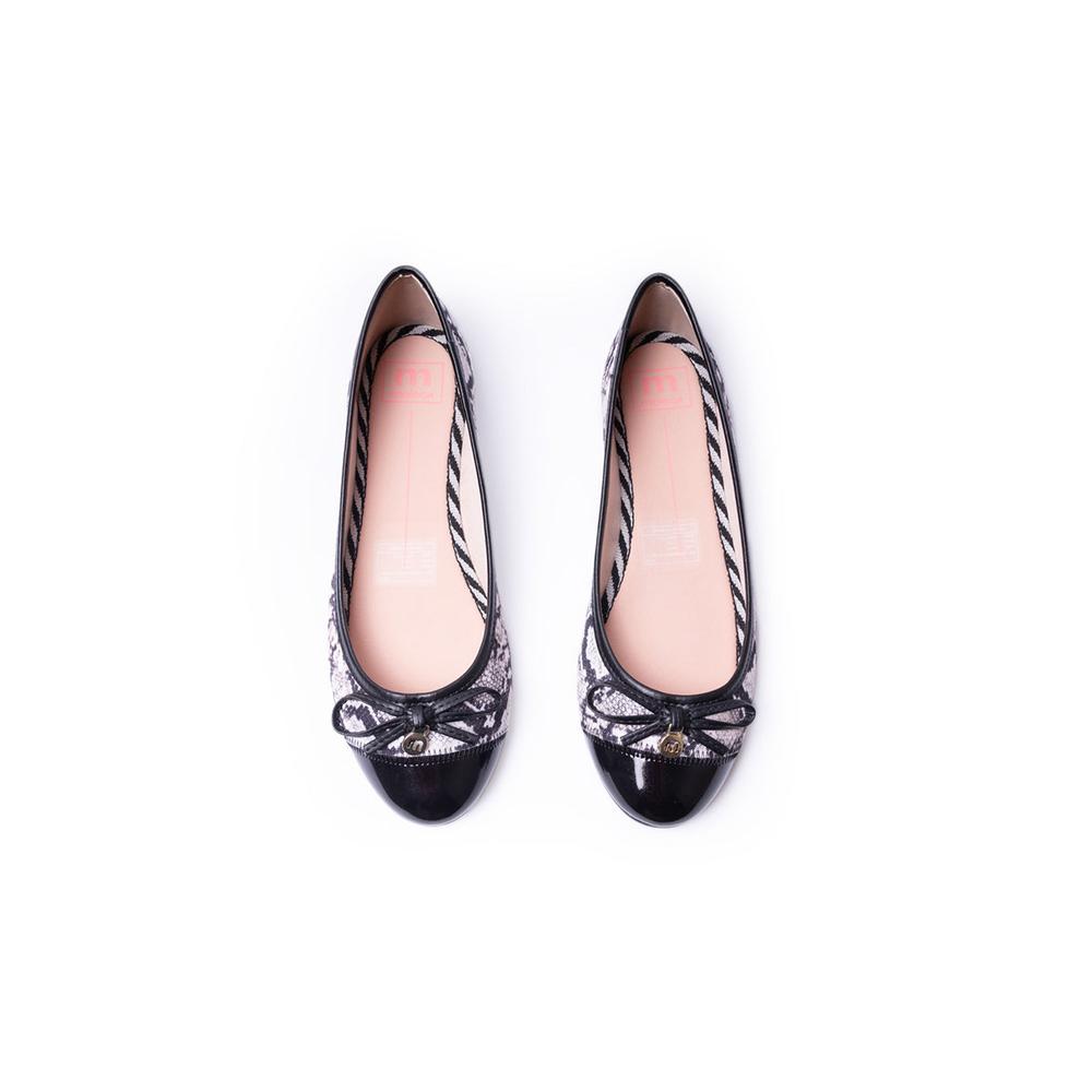 Foto 5 | Balerina Moleca 5027.1228.18672 Negro para Mujer
