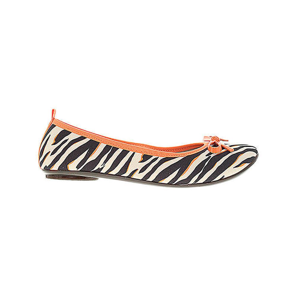 Foto 2 pulgar | Balerina para Mujer Moleca Dilara Zebra Multicolor