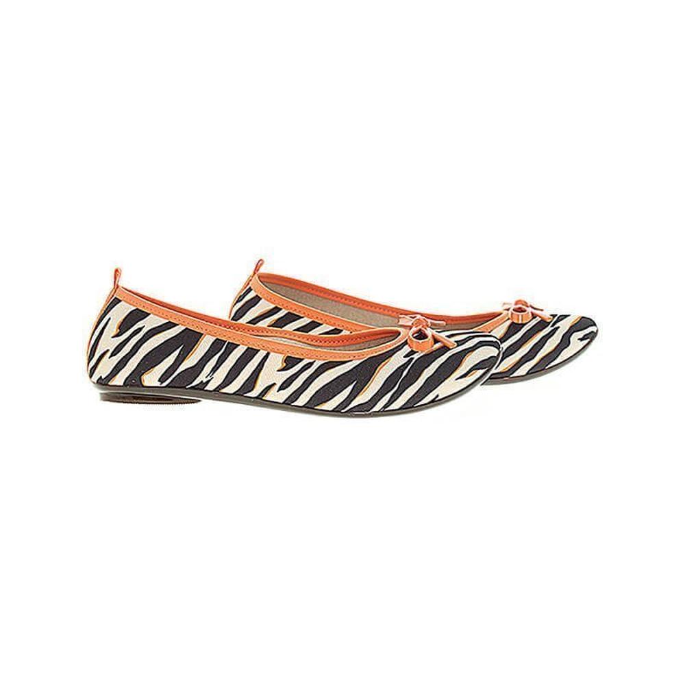 Foto 4 pulgar | Balerina para Mujer Moleca Dilara Zebra Multicolor
