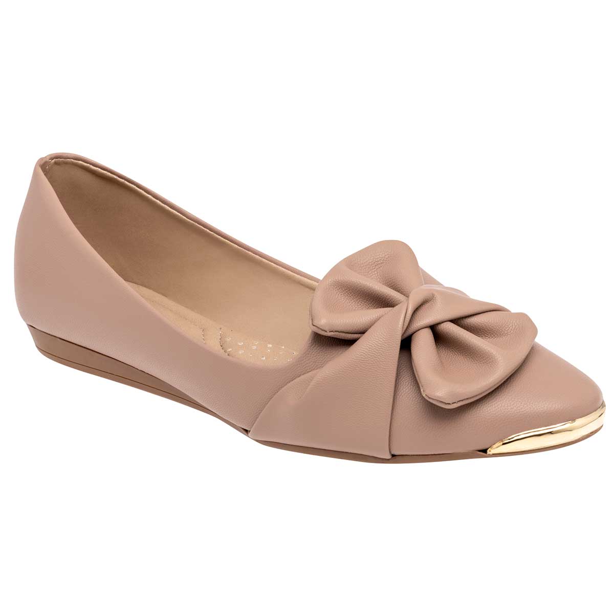 Foto 2 pulgar | Balerina Clasben Beige para Mujer
