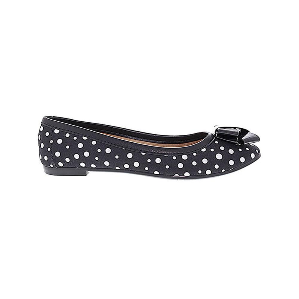 Flats Moleca Daricce Lun Negras para Mujer