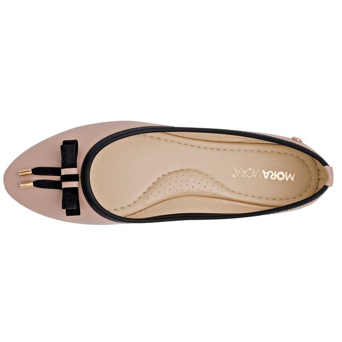 Foto 3 pulgar | Flats Moramora 101837-1 Beige