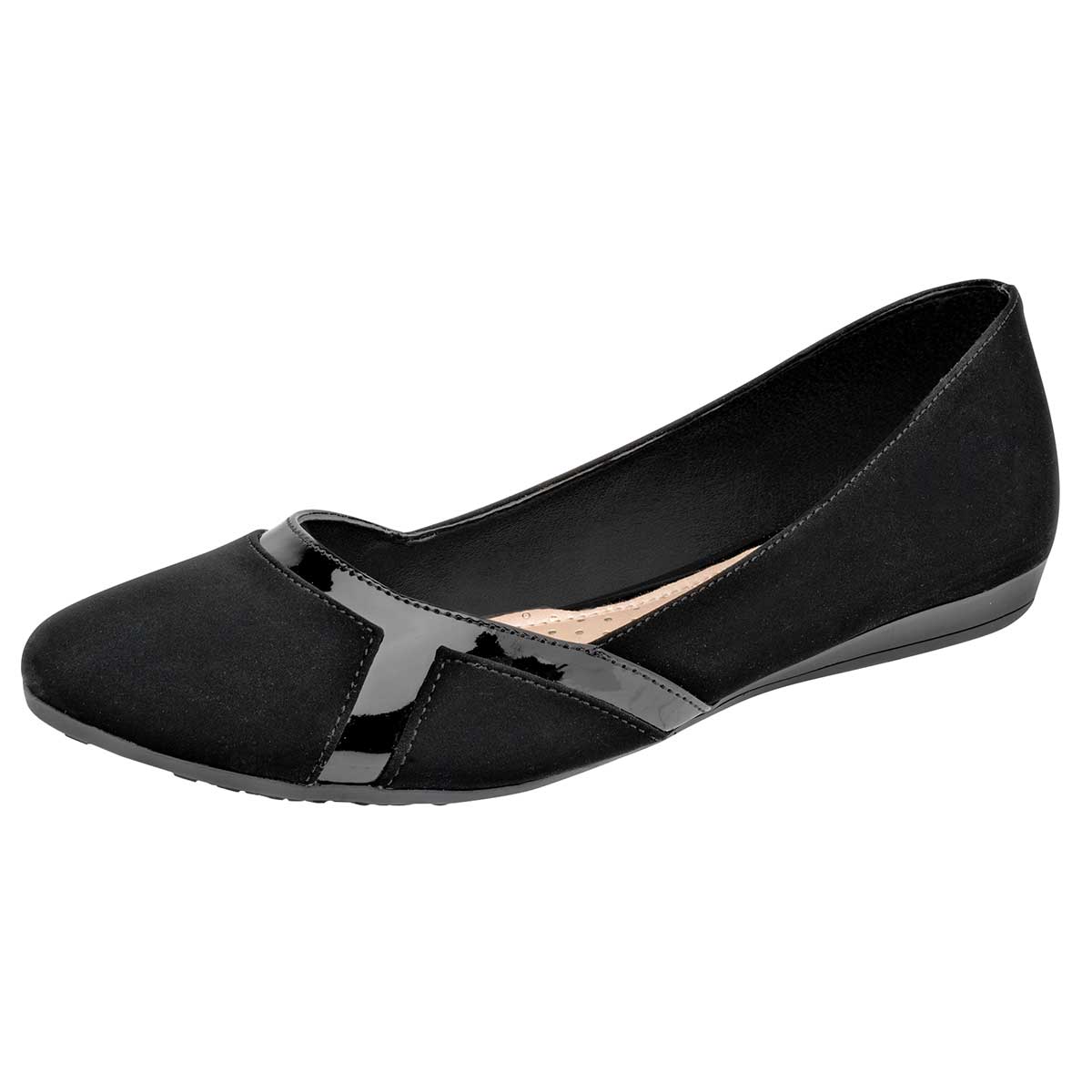 Foto 2 pulgar | Balerina para Mujer Clasben Negra 84020-1