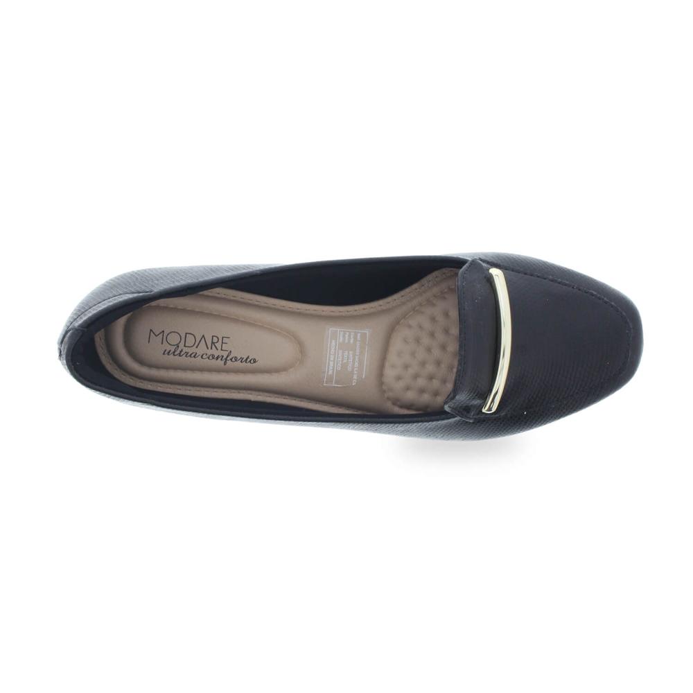 Foto 4 pulgar | Mocasines Modare Maureen Placa Negros para Mujer