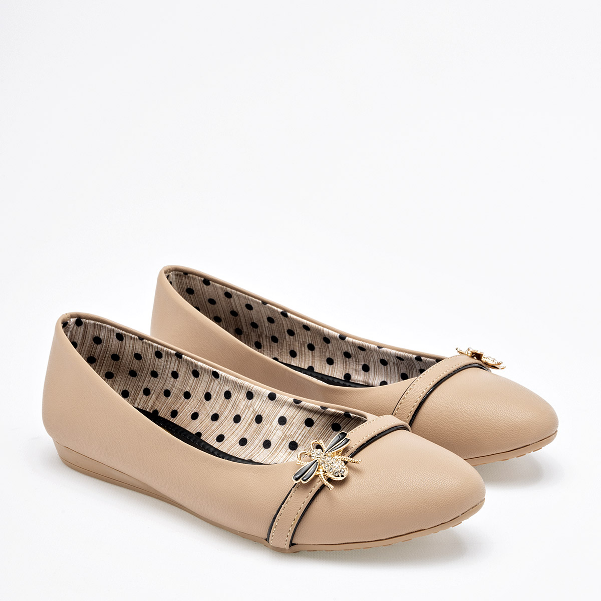 Foto 2 | Balerina para Mujer Clasben Beige 124941-e