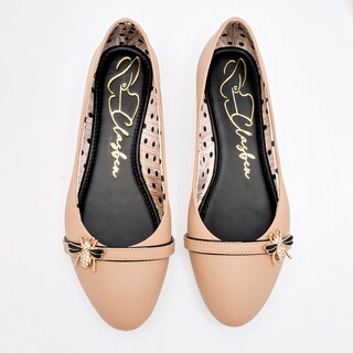 Foto 3 | Balerina para Mujer Clasben Beige 124941-e