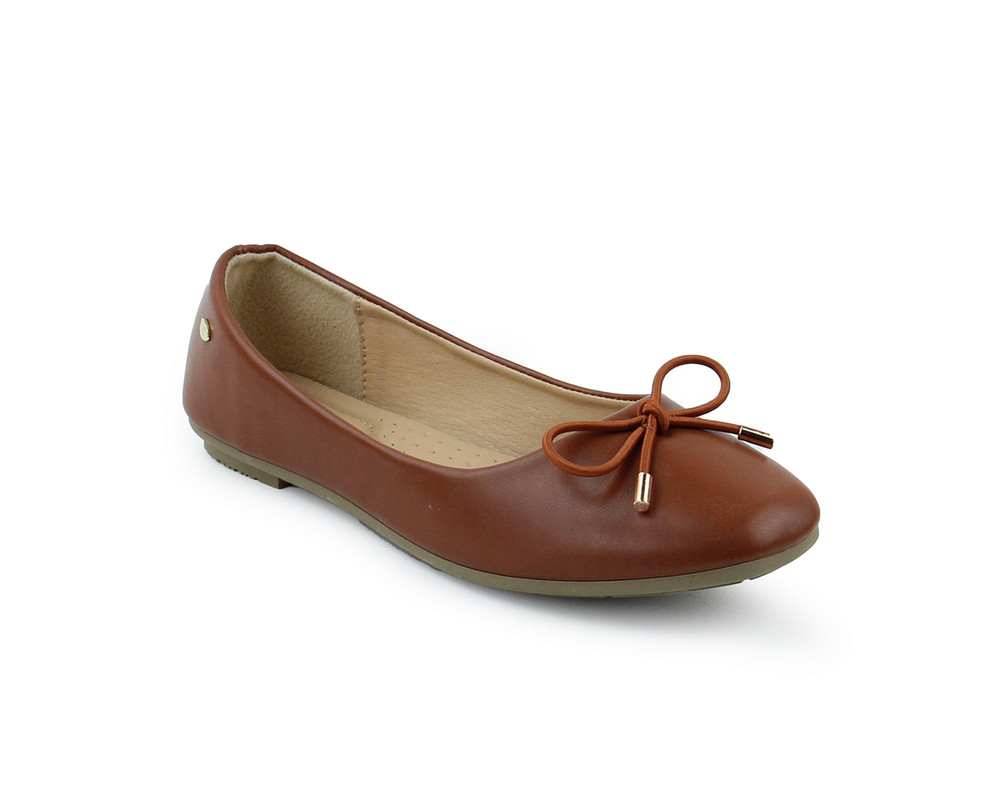 Flats Lob Footwear Pu Café 56204450 para Mujer