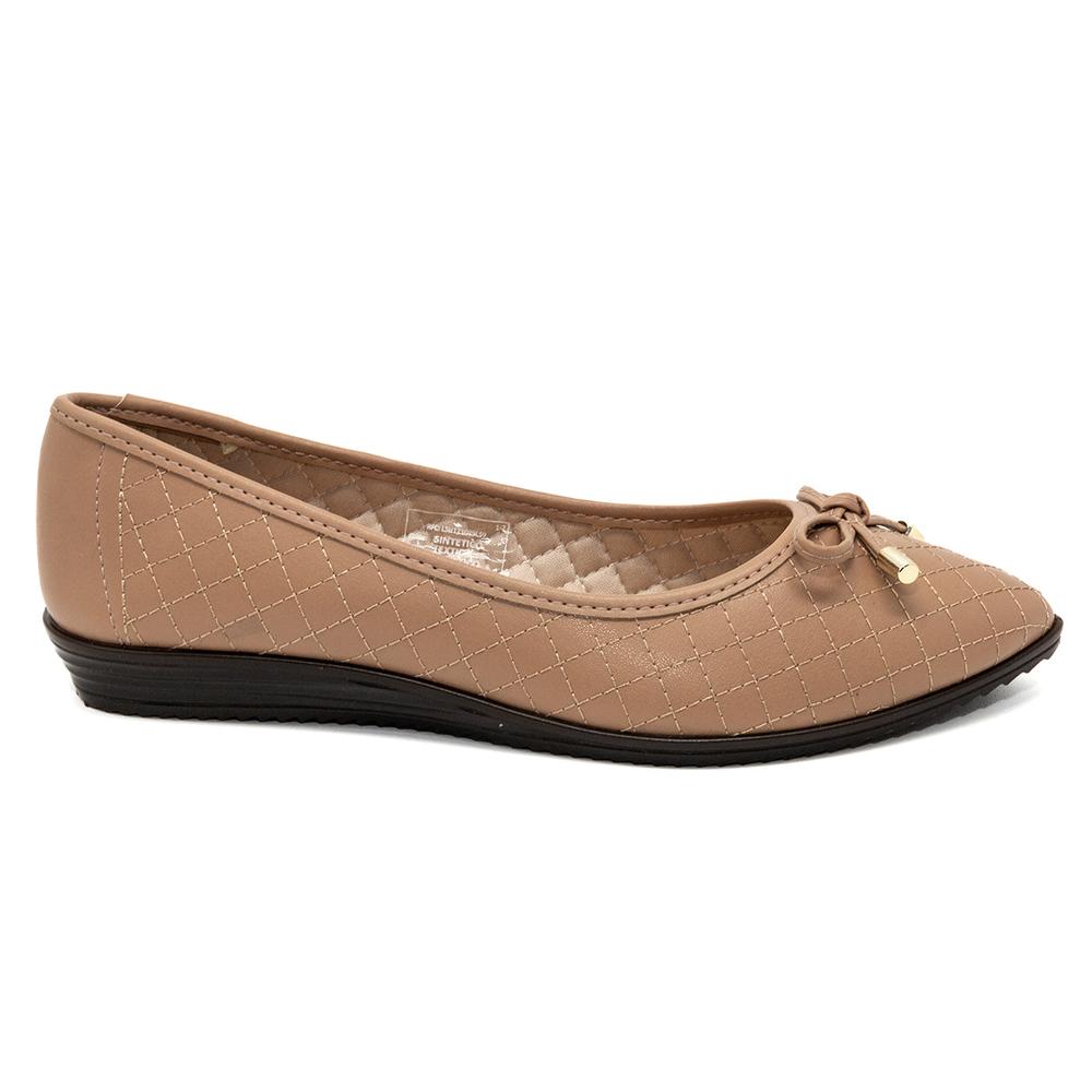 Foto 2 | Balerina Moleca Beige para Mujer