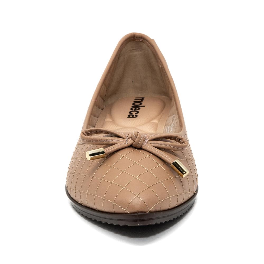 Foto 4 pulgar | Balerina Moleca Beige para Mujer