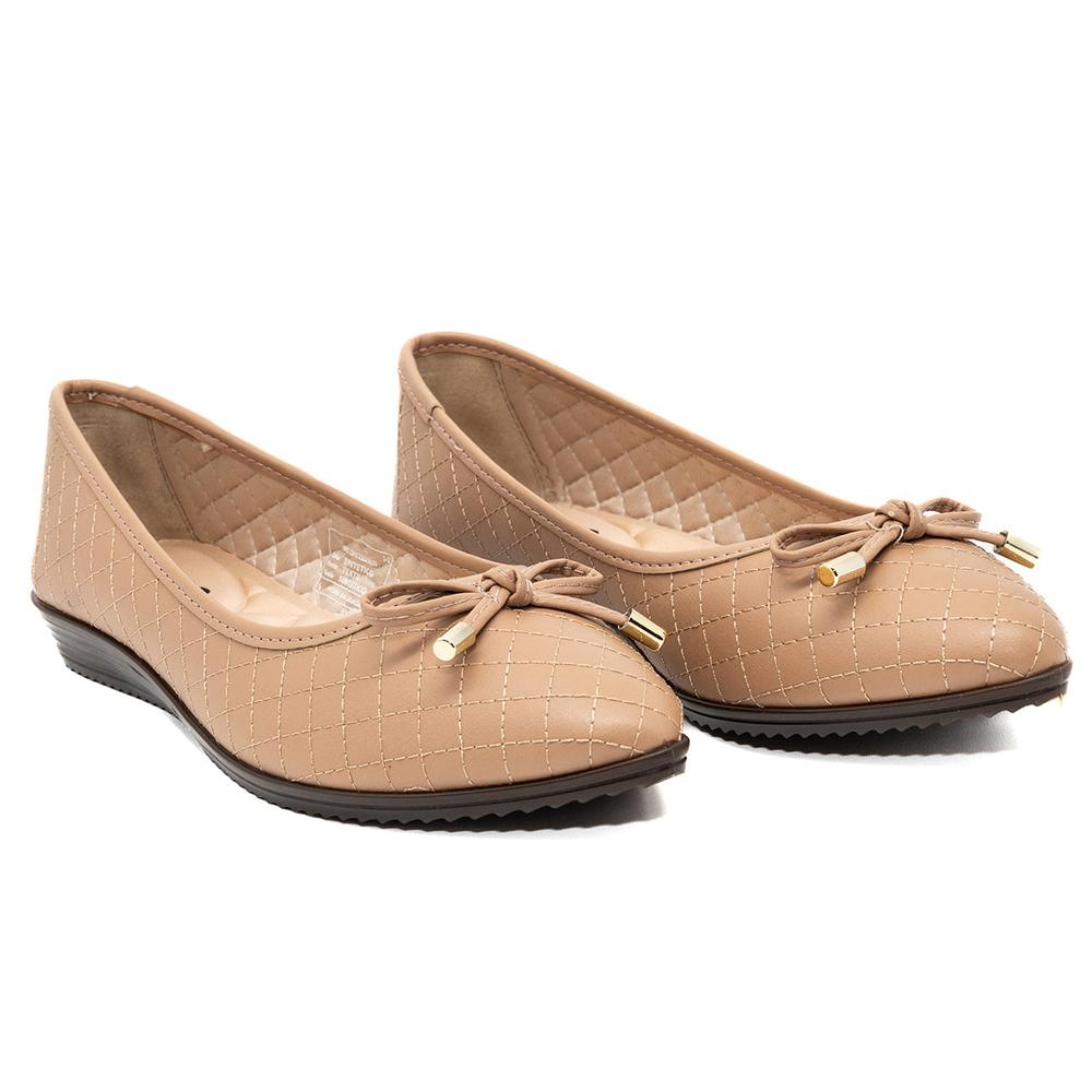 Foto 5 | Balerina Moleca Beige para Mujer