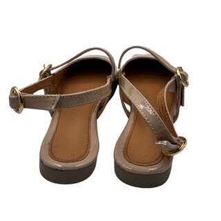 Foto 4 | Flats Bailarina Zenda Shoes Beige con Hebillas