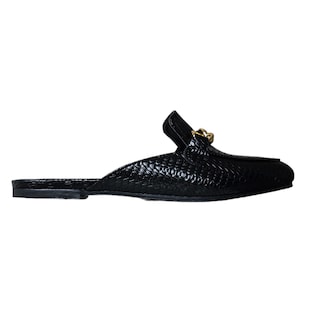 Foto 1 | Mules Ratan Negro Lc