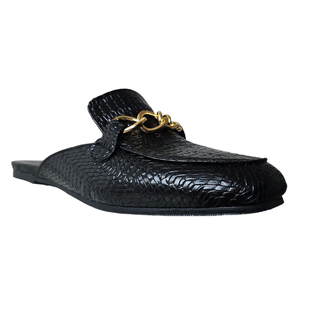Foto 3 pulgar | Mules Ratan Negro Lc