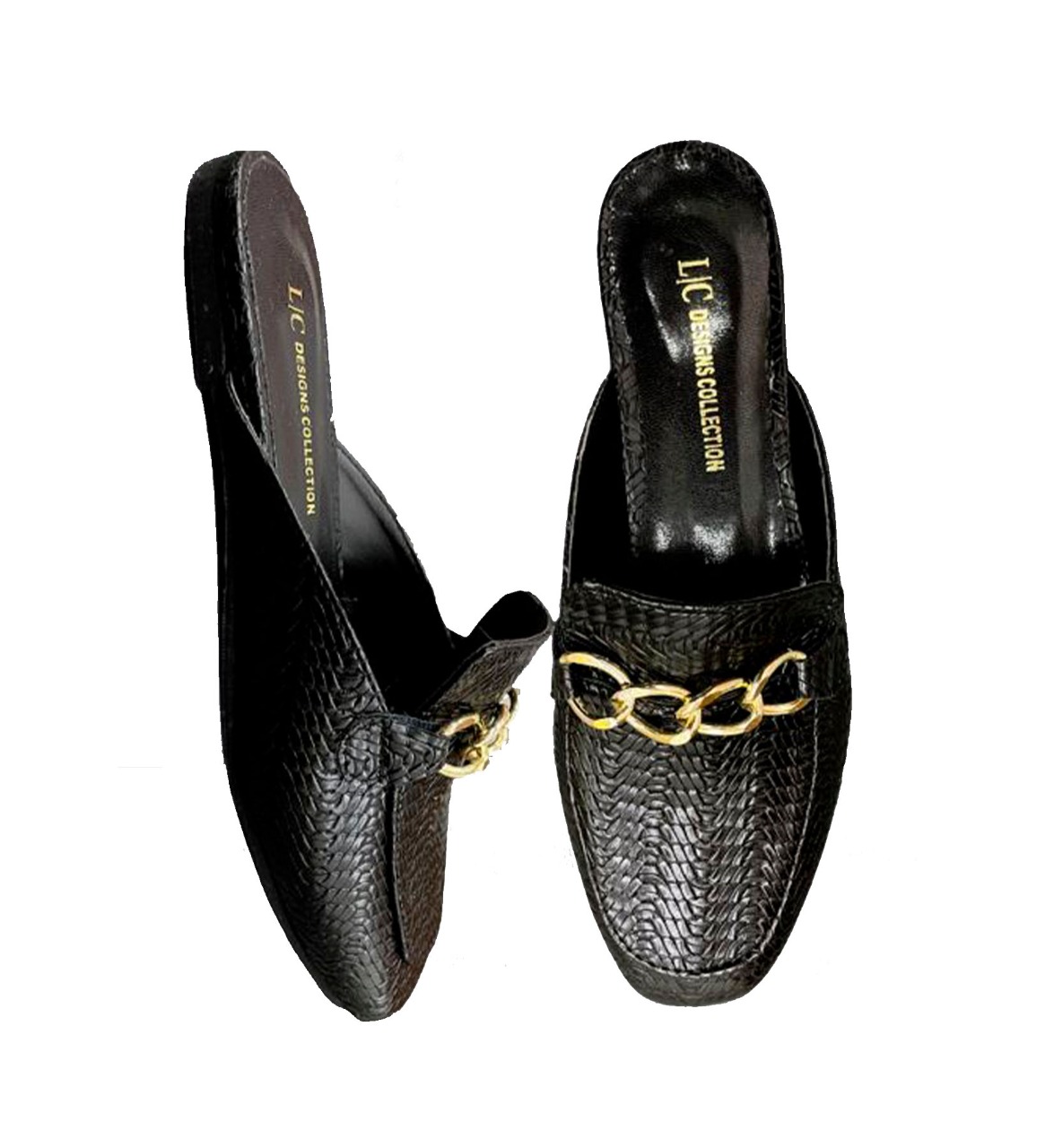 Foto 7 pulgar | Mules Ratan Negro Lc