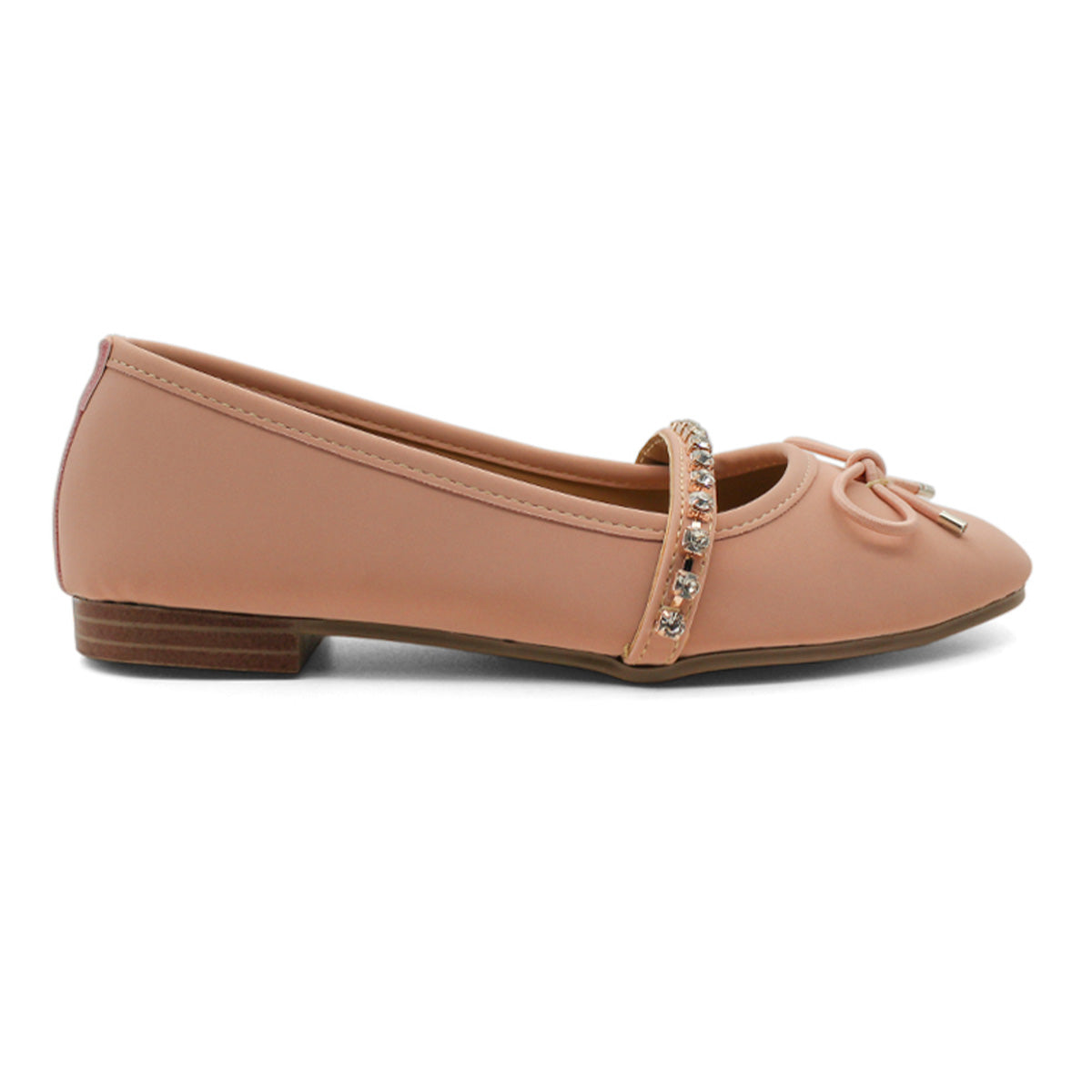Foto 3 pulgar | Flats Clásicas Rbcollection Rosa para Mujer