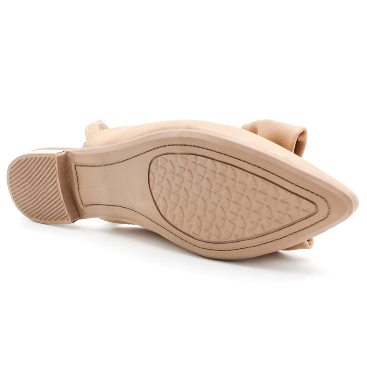 Foto 4 pulgar | Flats Beige de Piel Sintética con Puntales de RBCollection para Mujer