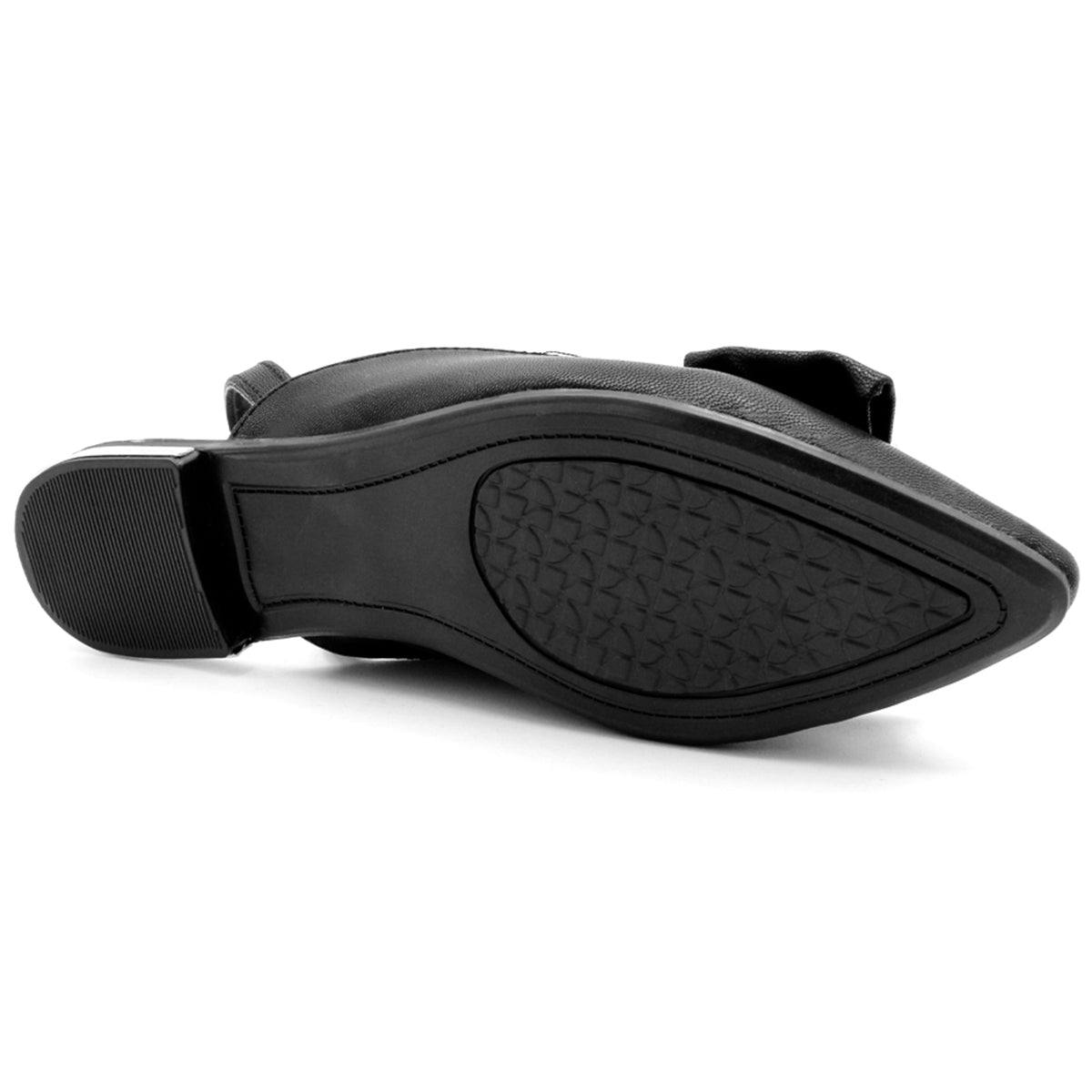 Foto 4 pulgar | Flats Puntales Exterior Piel Sintética Color Negro Para Mujer De Rbcollection