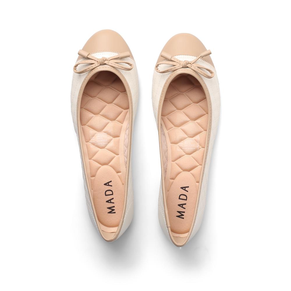 Foto 4 | Flats Mada Dixy Blanco Para Mujer Blanco