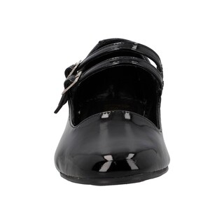 Foto 5 | Ballerina Cosmo Paris 901 Color Negro Flats Para Mujer En Charol Tallas 23 A 26