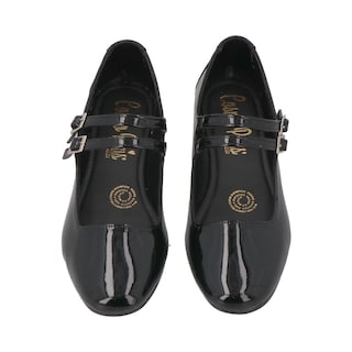 Foto 6 | Ballerina Cosmo Paris 901 Color Negro Flats Para Mujer En Charol Tallas 23 A 26