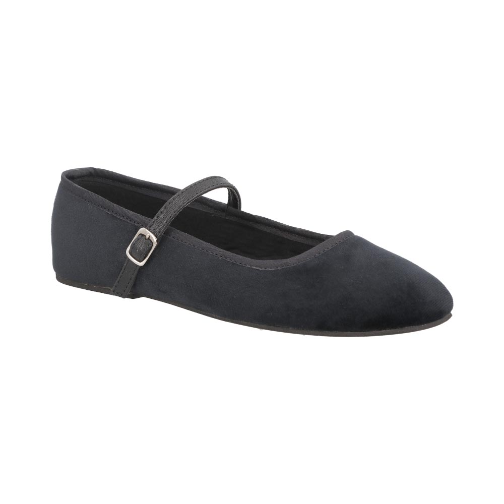 Foto 2 pulgar | Ballerina Cosmo Paris 9010 Flats Color Negro En Textil 23 A 26 Comodas