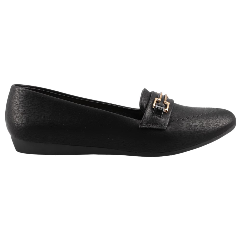 Foto 2 pulgar | Flats Cosmo Paris By Beser Dn243 Negro Balerina para Mujer