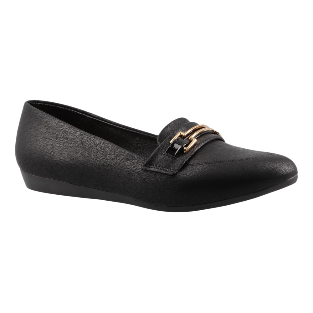 Foto 3 pulgar | Flats Cosmo Paris By Beser Dn243 Negro Balerina para Mujer