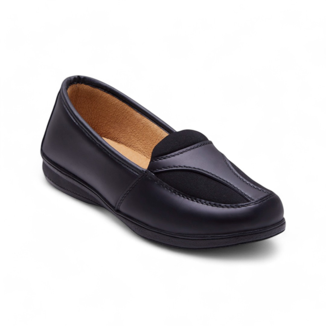 Flats Calzado Wanatbe Color Negro Confort Cortes