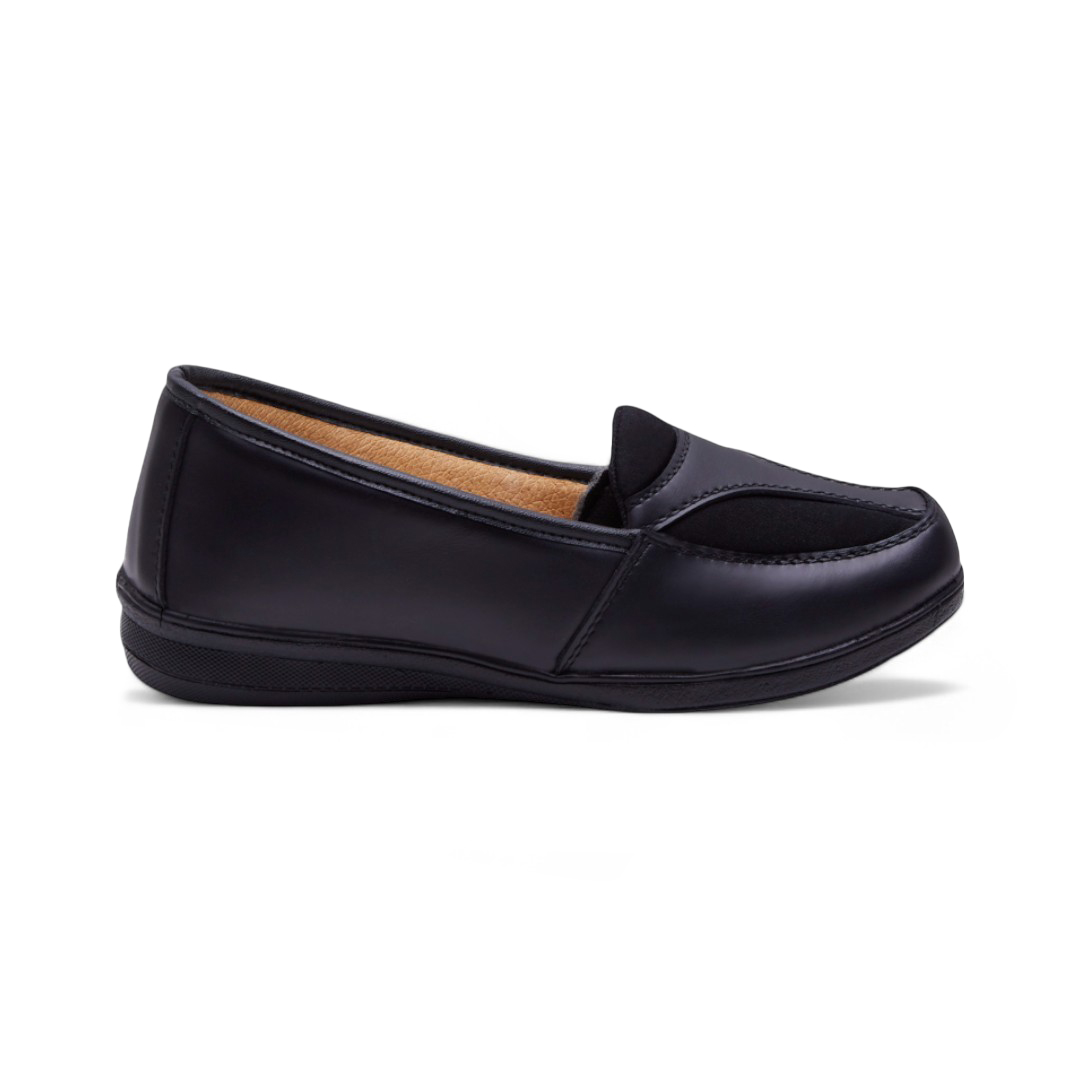 Foto 2 | Flats Calzado Wanatbe Color Negro Confort Cortes