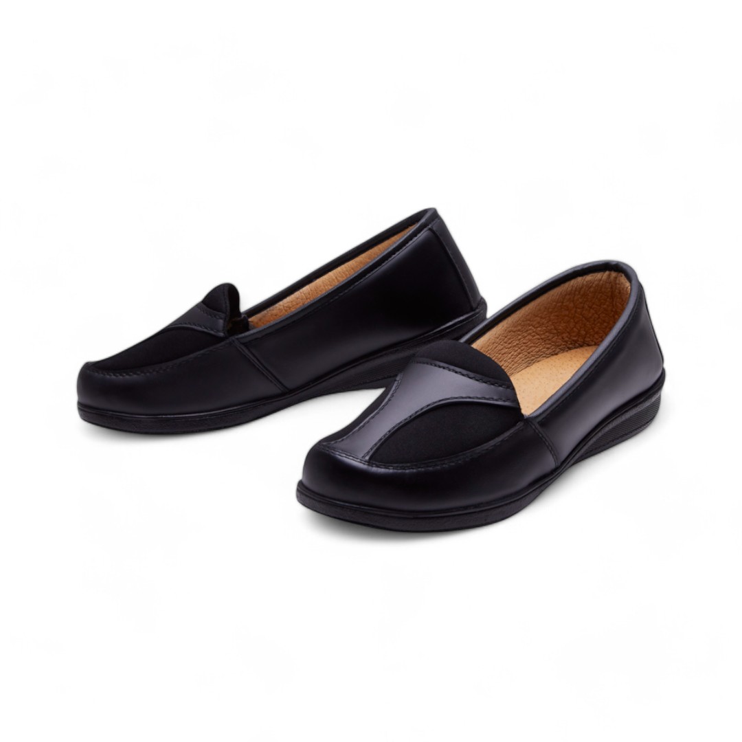 Foto 4 pulgar | Flats Calzado Wanatbe Color Negro Confort Cortes