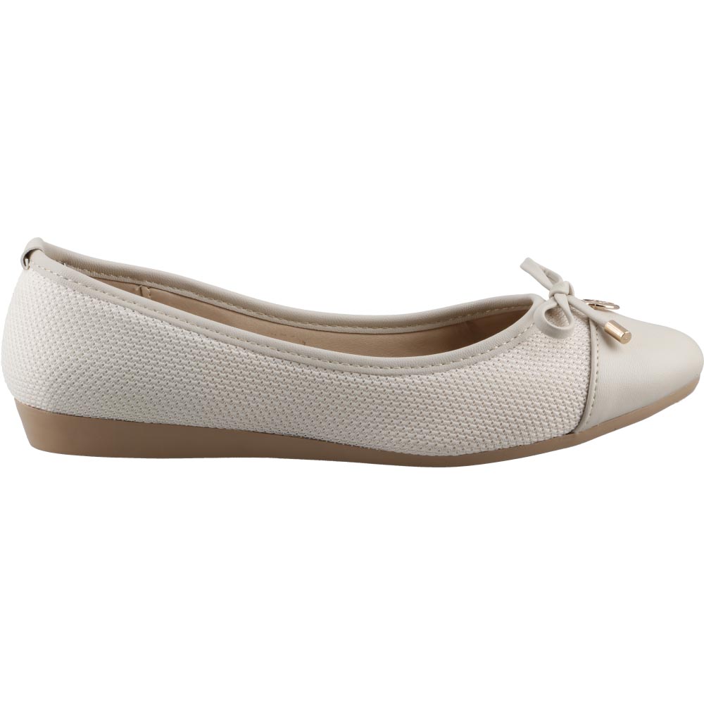 Foto 2 pulgar | Flats Cosmo Paris By Beser Dn266 Latte para Mujer