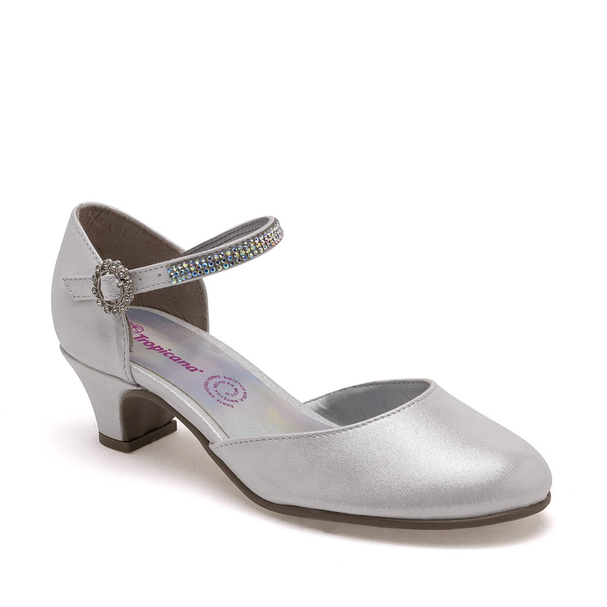 Foto 2 pulgar | Tropicana Zapatillas De Fiesta Para Mujer Plata