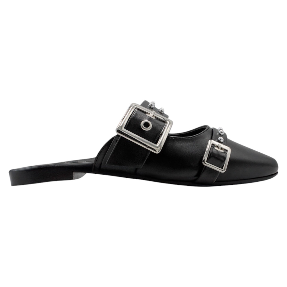Foto 3 pulgar | Flats Puntales Exterior Piel Vegana Color Negro Para Mujer De Rbcollection