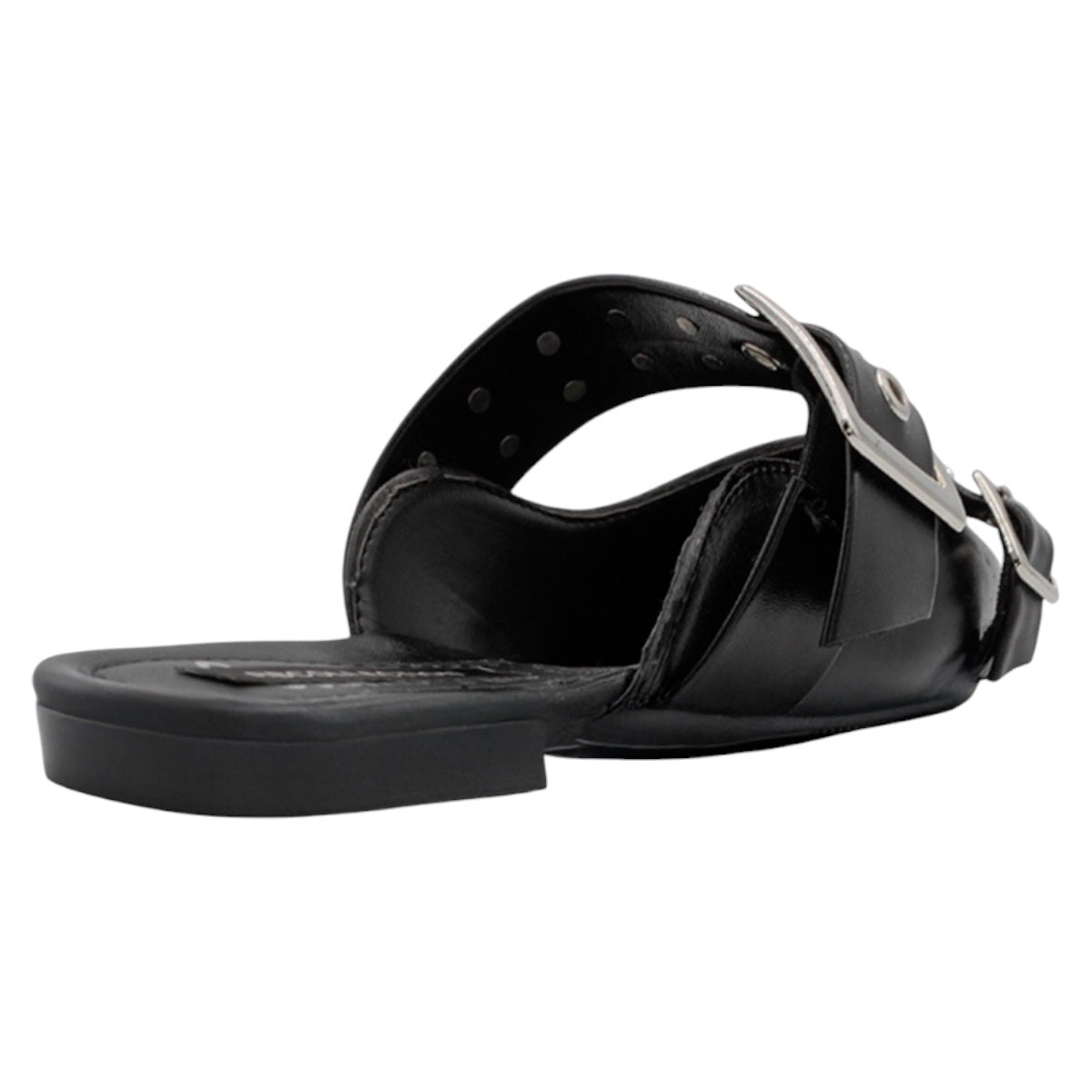 Foto 4 pulgar | Flats Puntales Exterior Piel Vegana Color Negro Para Mujer De Rbcollection
